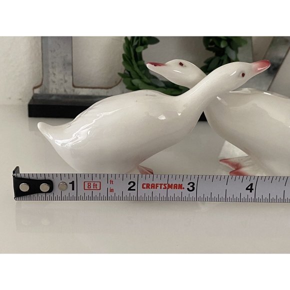 Duck Geese Bone China Salt And Pepper Shakers Vintage Un Used New Retro 1970s - Picture 8 of 16